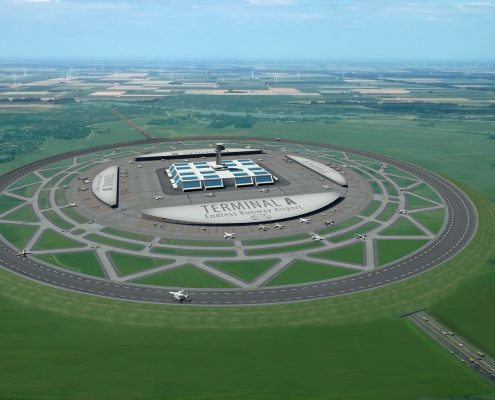 The Endless Runway - compacte luchthaven lay-out